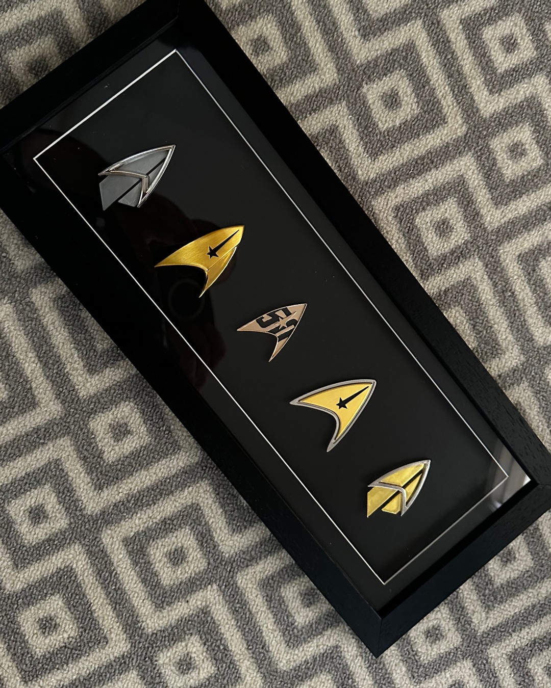 Starfleet Delta Pin Badges from Fansets